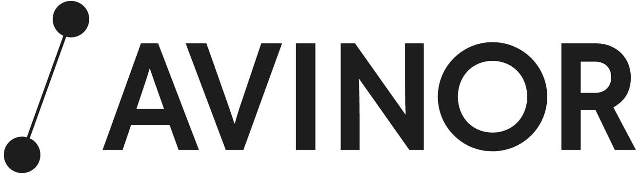 Avinor Logo in black.