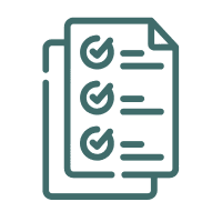 Achilles Icon - notebook with ticks