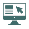 screen icon showing dashboard
