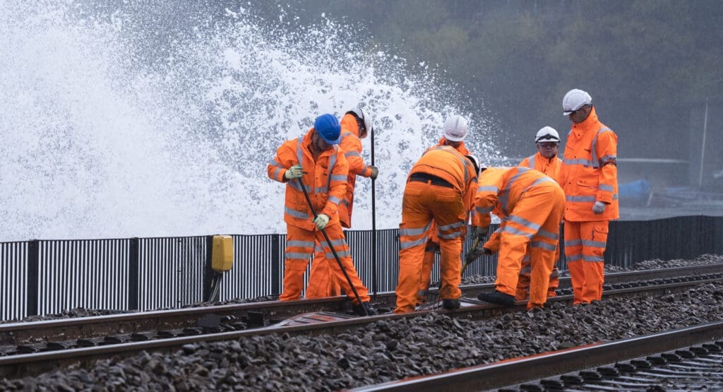 rail workers in the transport industry