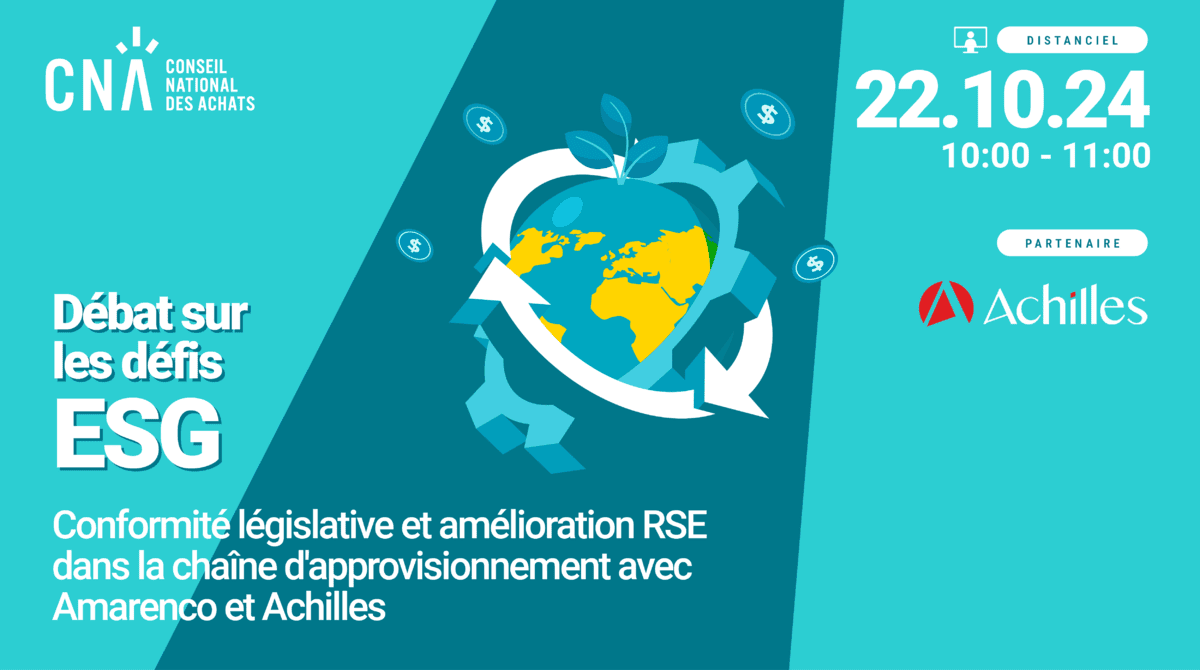 Webinar: Débat sur les défis ESG: Conformité législative et amélioration RSE dans la chaîne d’approvisionnement avec Amarenco